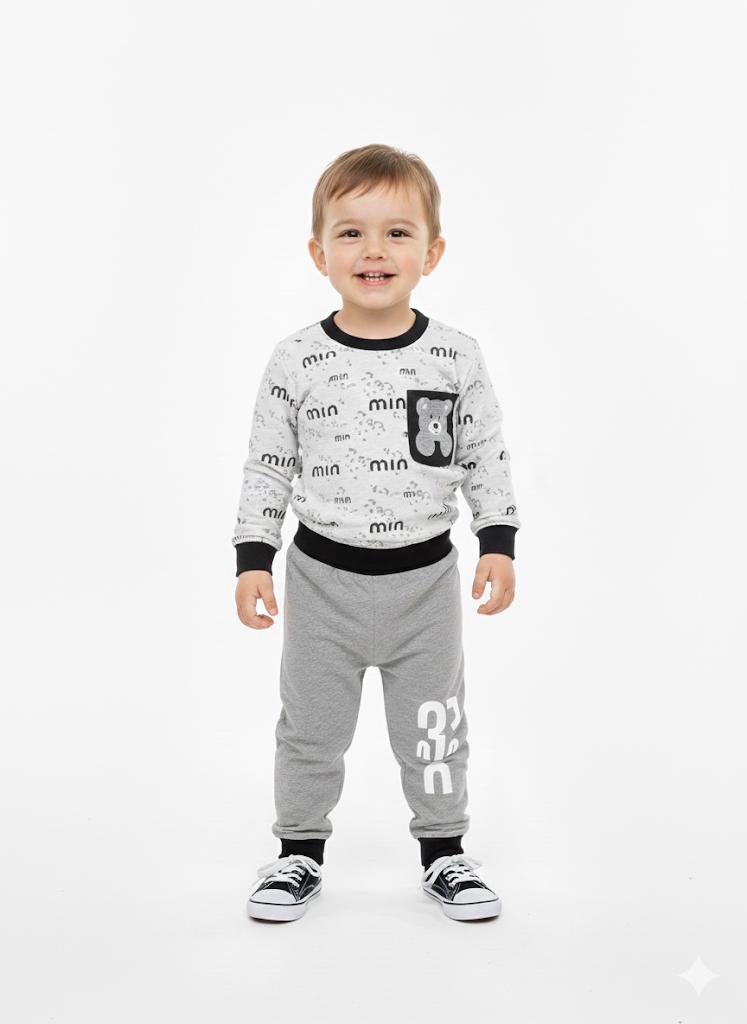Toddler Boys' Graphic Print Jogger Set