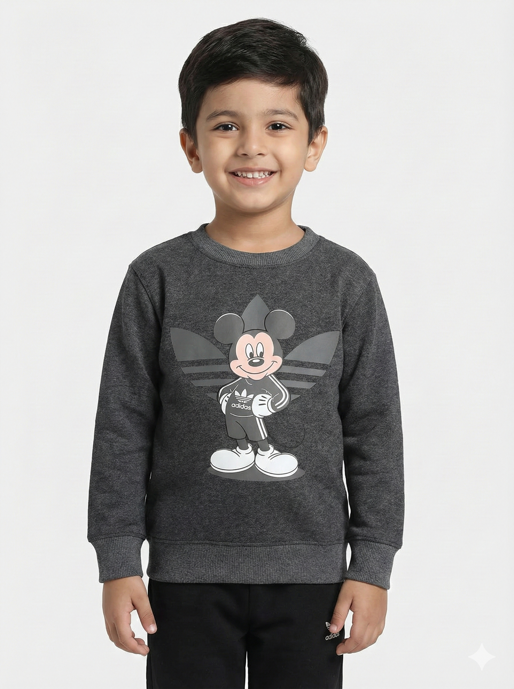 Adidas Originals x Disney Mickey Mouse Kids' Crewneck Sweatshirt