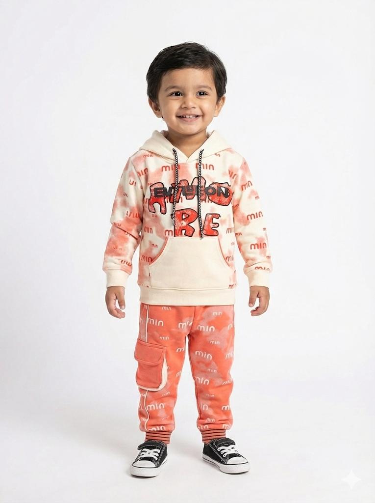 Toddler Boys' Graphic Hoodie and Cargo Jogger Set