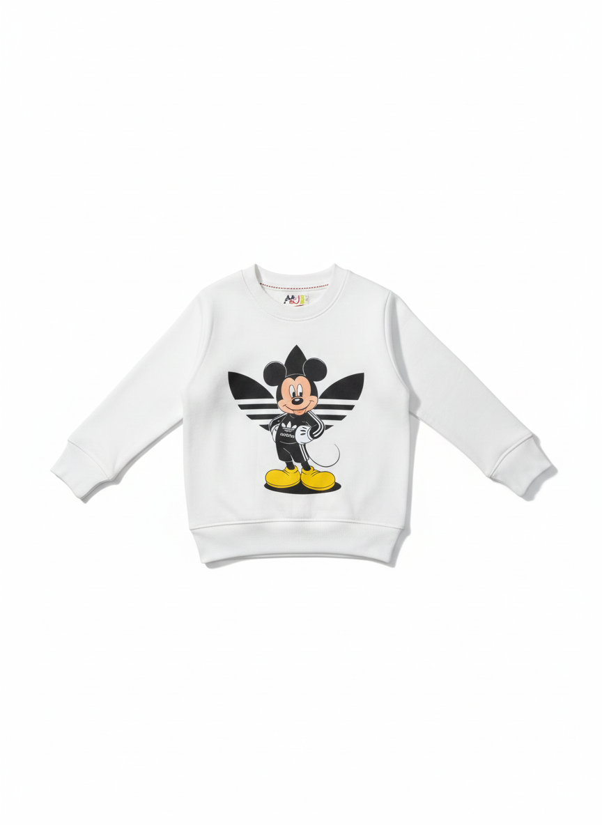 Adidas Originals x Disney Mickey Mouse Kids' Crewneck Sweatshirt