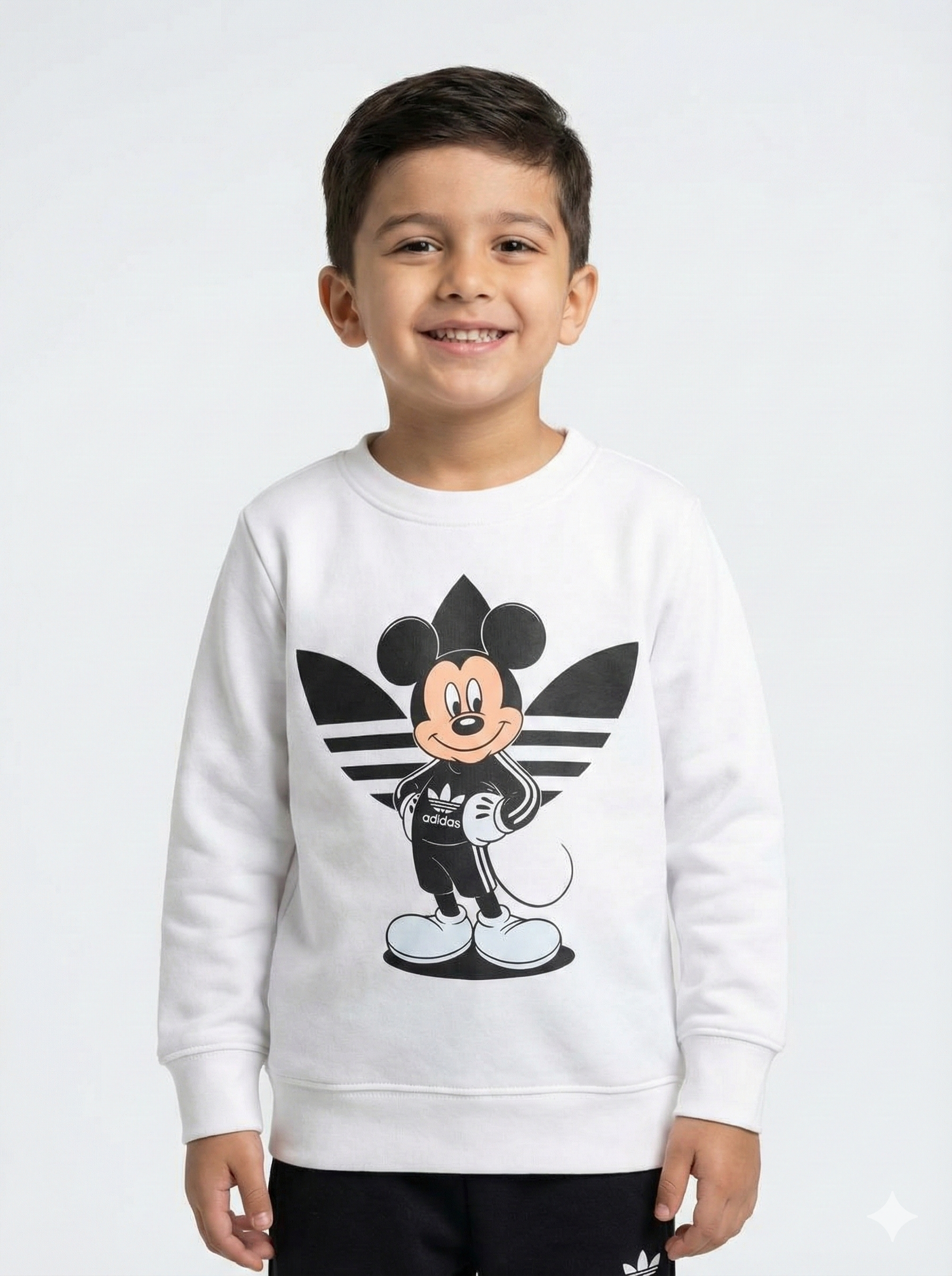 Adidas Originals x Disney Mickey Mouse Kids' Crewneck Sweatshirt