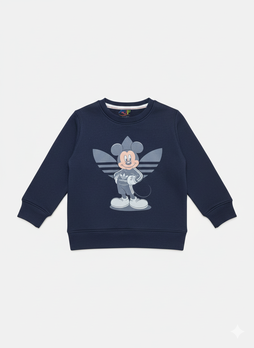 Adidas Originals x Disney Mickey Mouse Kids' Crewneck Sweatshirt