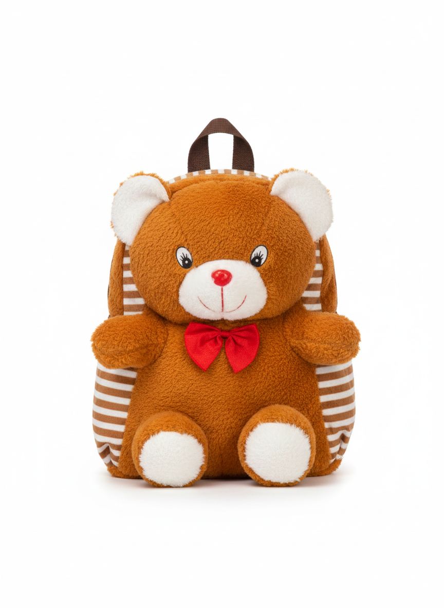 Fairy Tale Fuzzy Unicorn Rucksack with Rainbow Accents