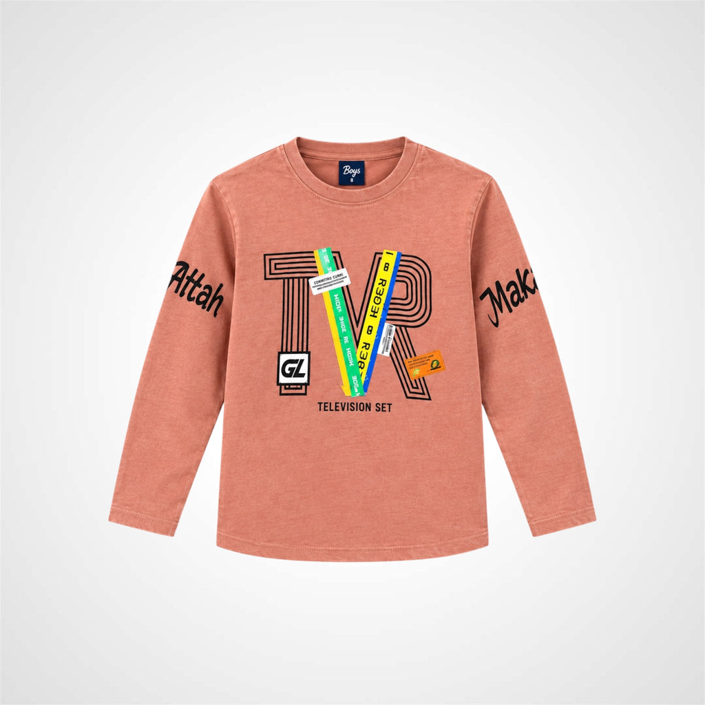 Boys Graphic Crew Neckline T-Shirt | Kids Casual Wear