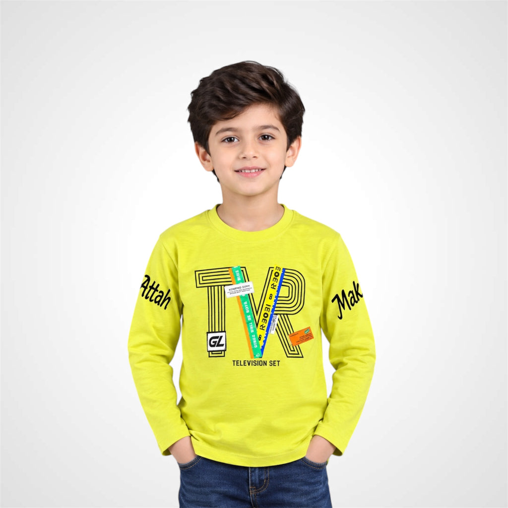 Boys Graphic Crew Neckline T-Shirt | Kids Casual Wear