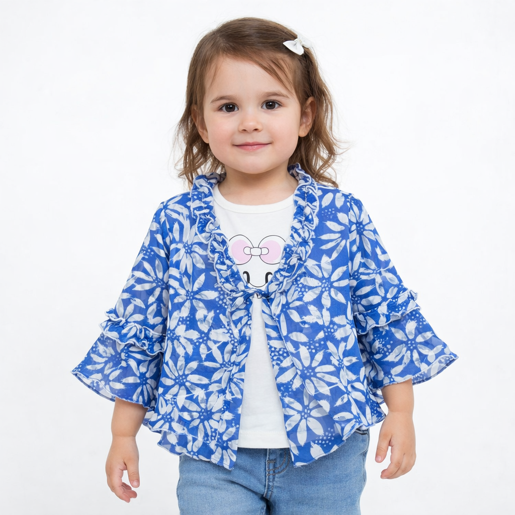Stylish Floral Shrug