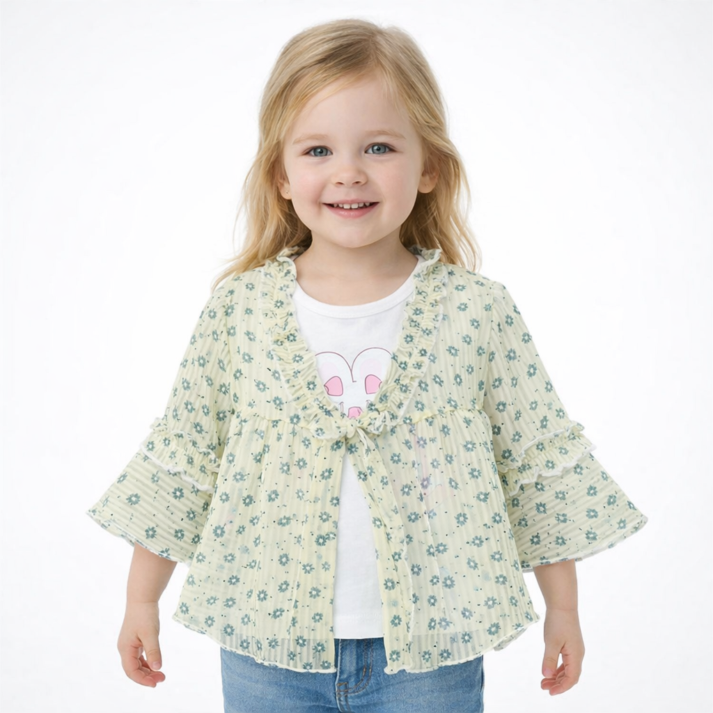 Kids' Trendy Polka Dot Two-Piece Outfit