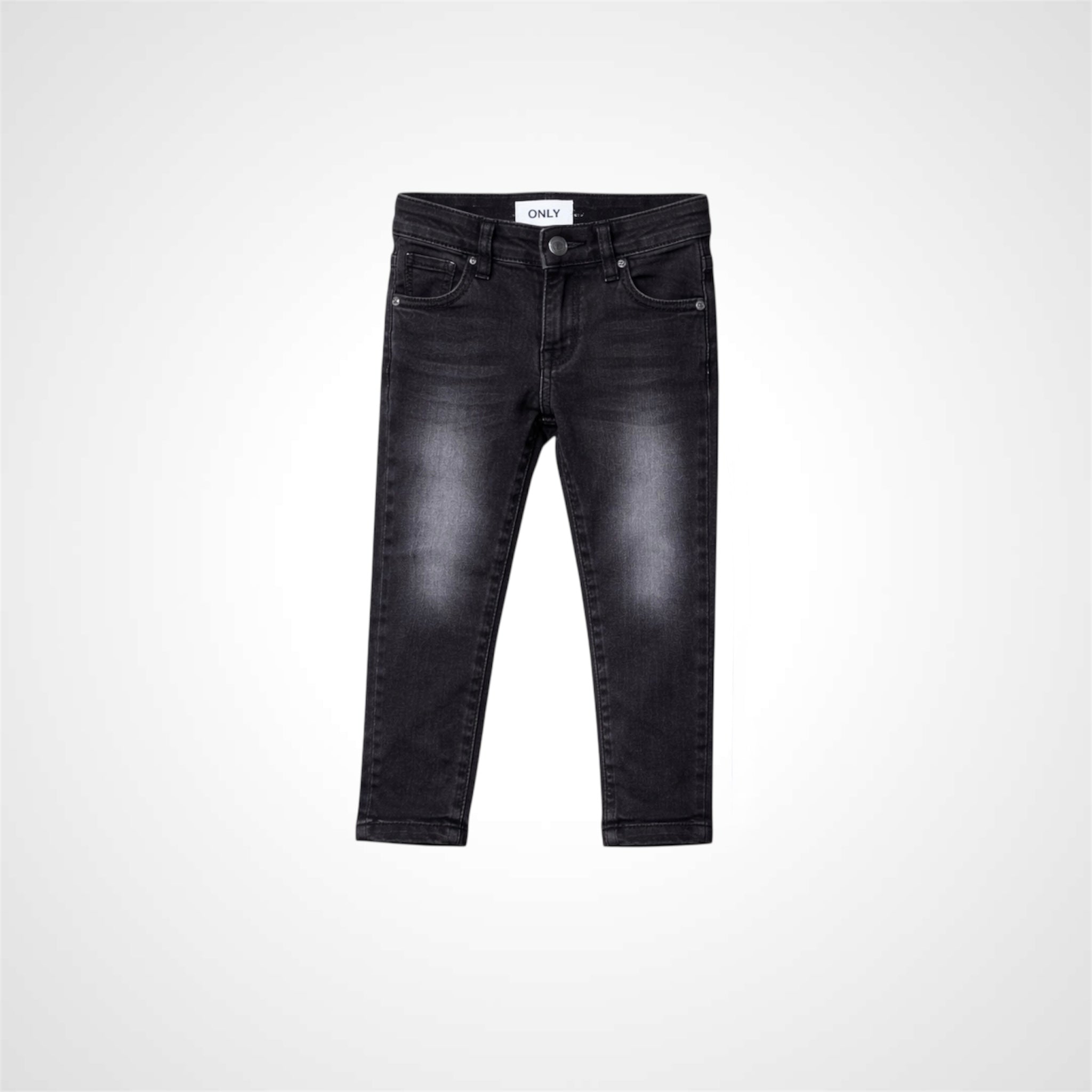 Classic comfort-fit stretch denim pant with premium finish black 1
