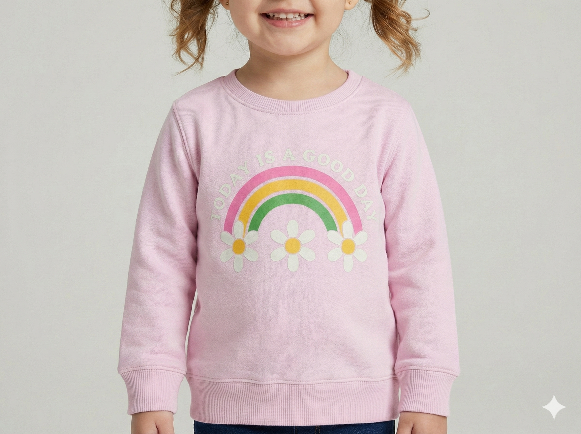 Today Is A Good Day' Graphic Crewneck Sweatshirt