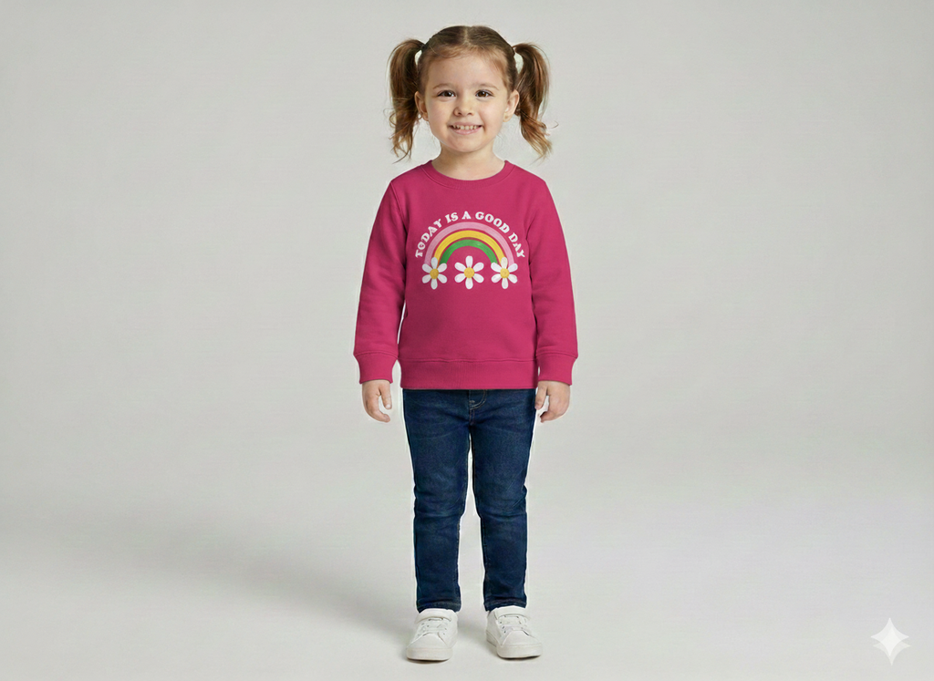 Today Is A Good Day' Graphic Crewneck Sweatshirt