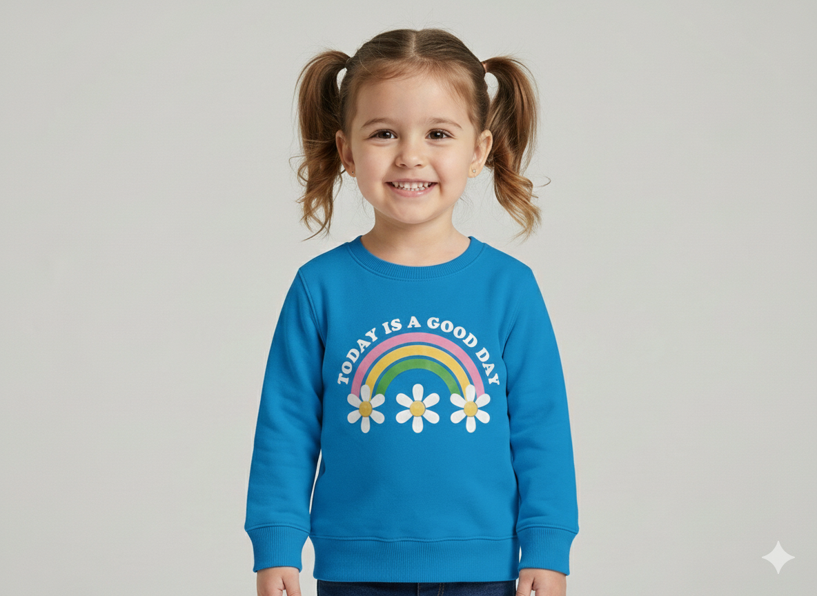 Today Is A Good Day' Graphic Crewneck Sweatshirt