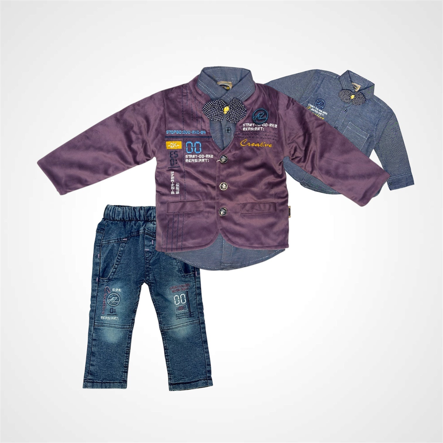 Stylish 3-Piece Outfit for Boys