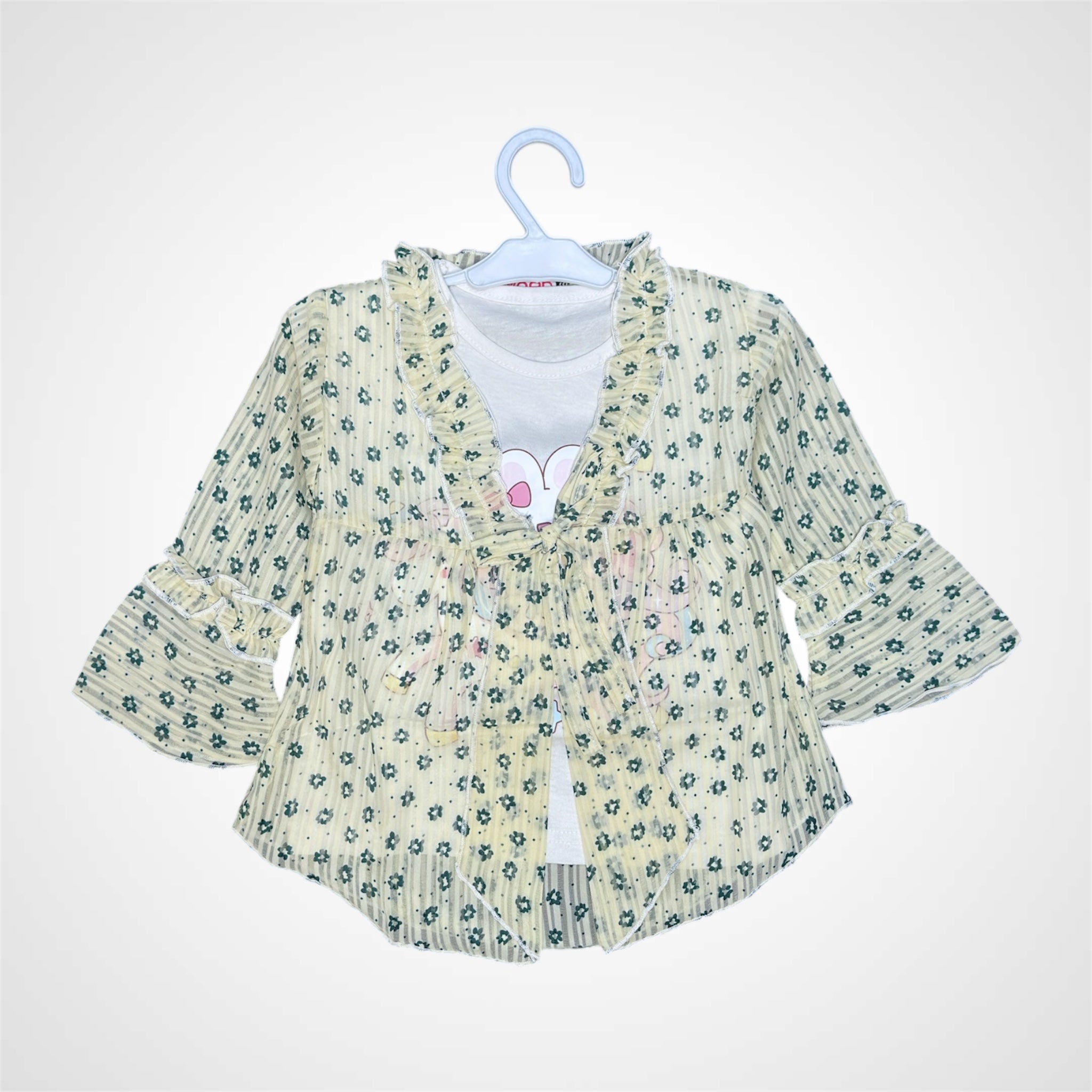 Kids' Trendy Polka Dot Two-Piece Outfit