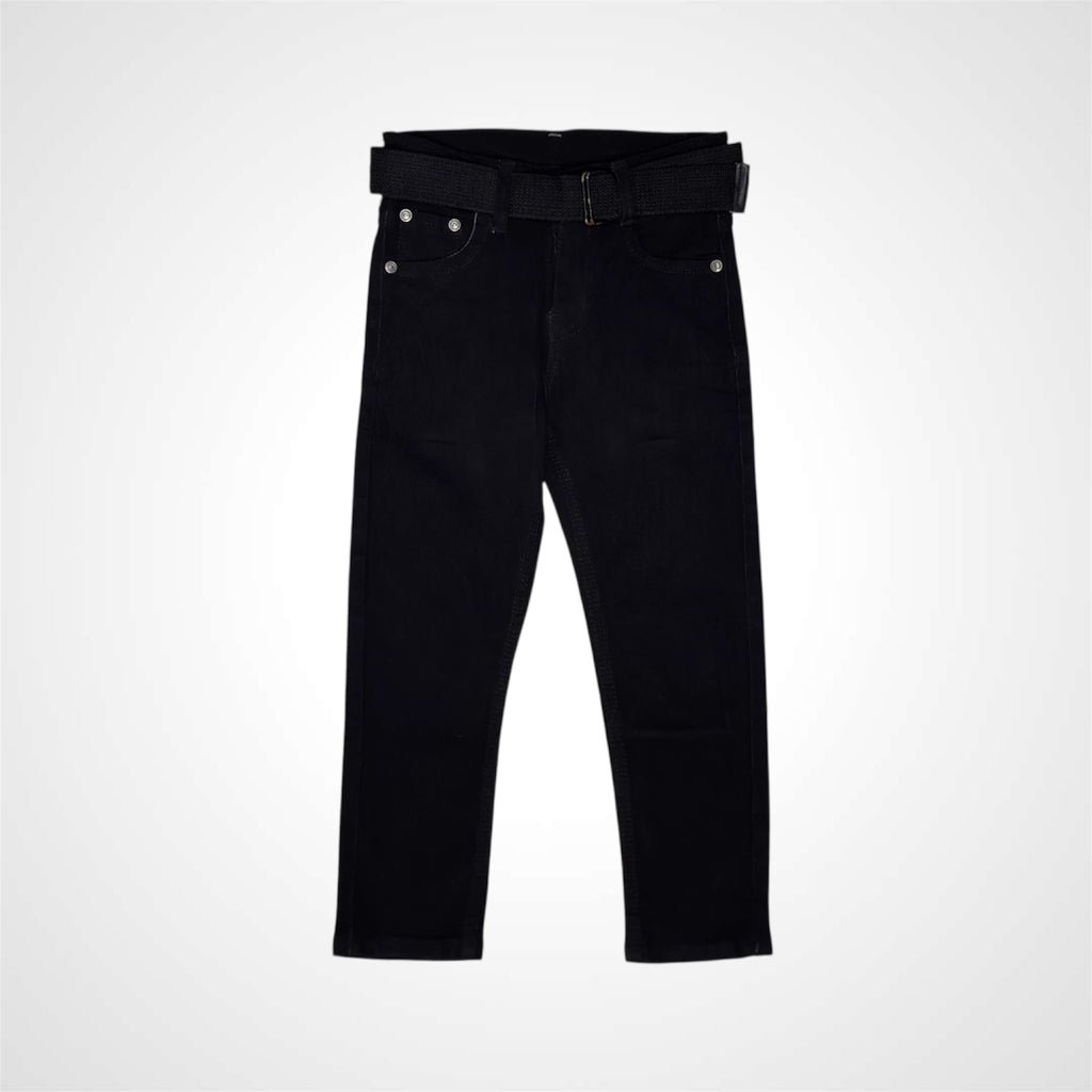 Classic Fit Jeans with Included Belt for Kids