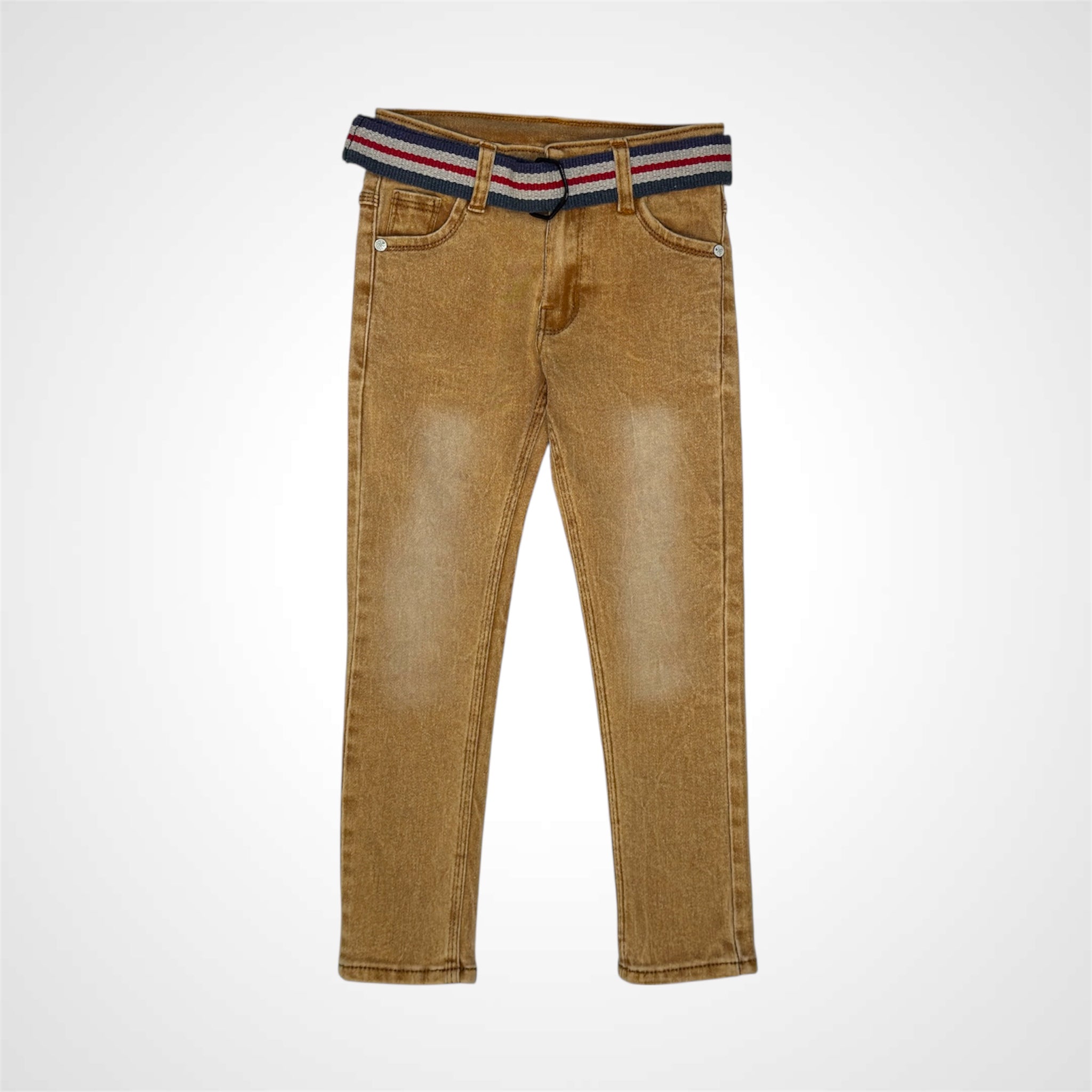 Classic Fit Jeans with Included Belt for Kids