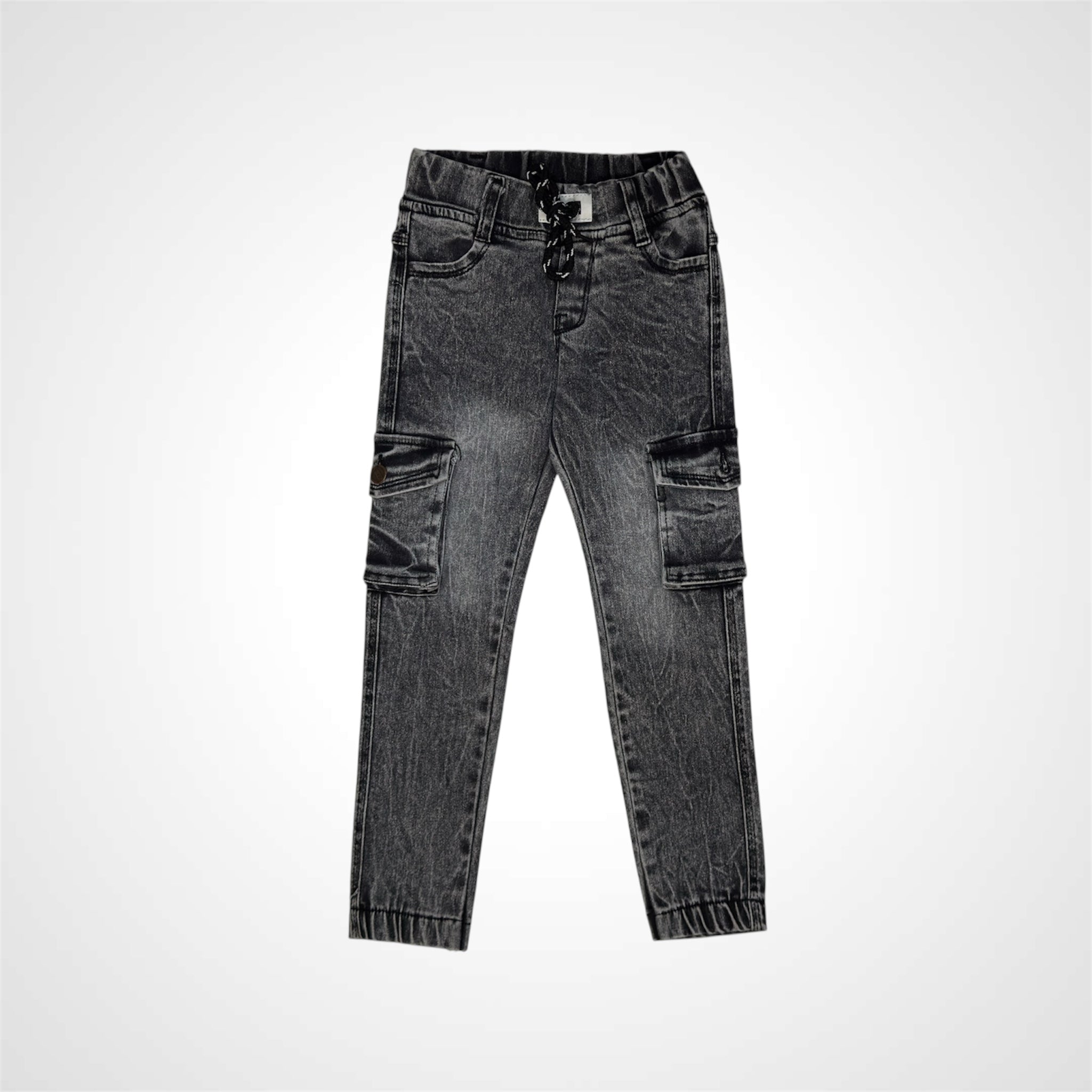 Stylish Kids' Denim Jogger Pants
