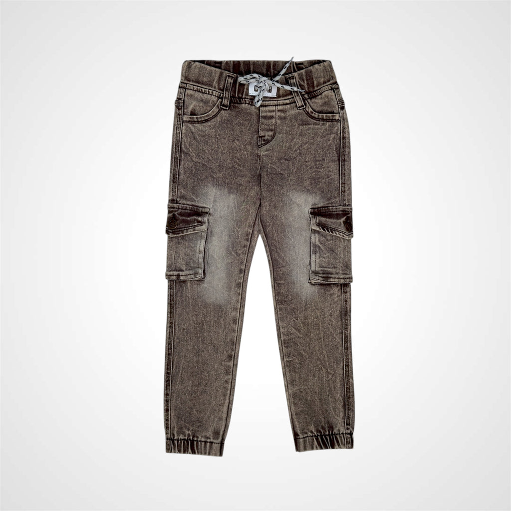 Stylish Kids' Denim Jogger Pants