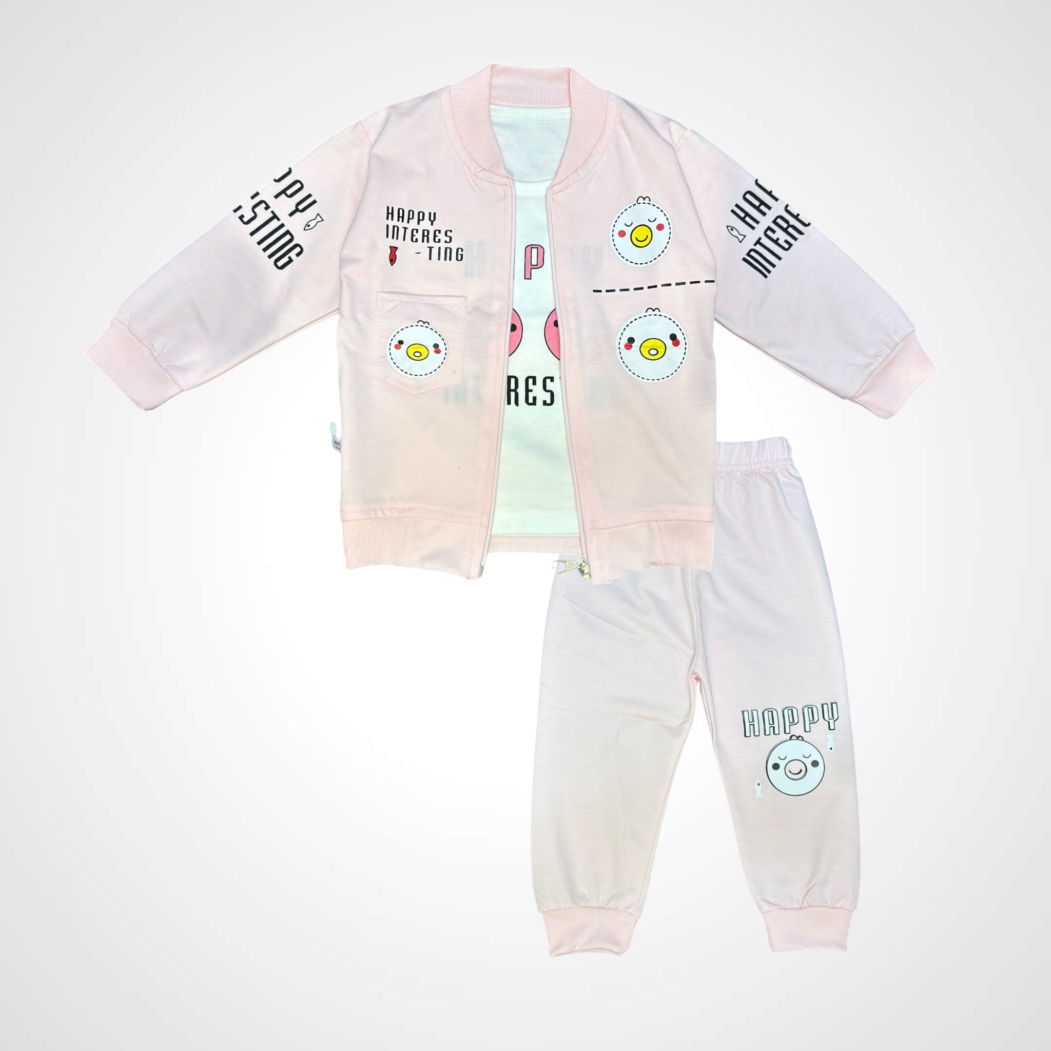 3-piece set: Jacket T-Shirt Trouser