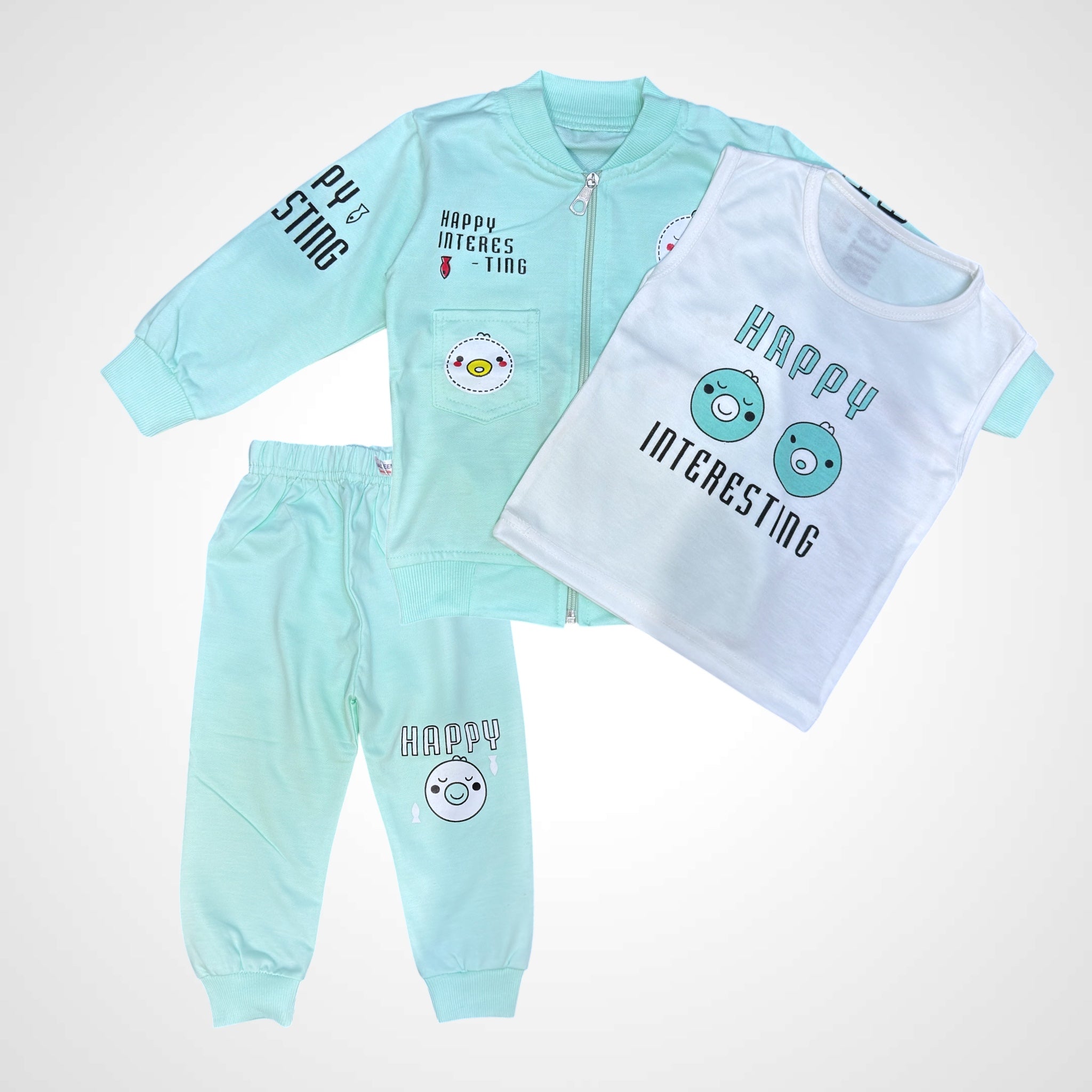 3-piece set: Jacket T-Shirt Trouser