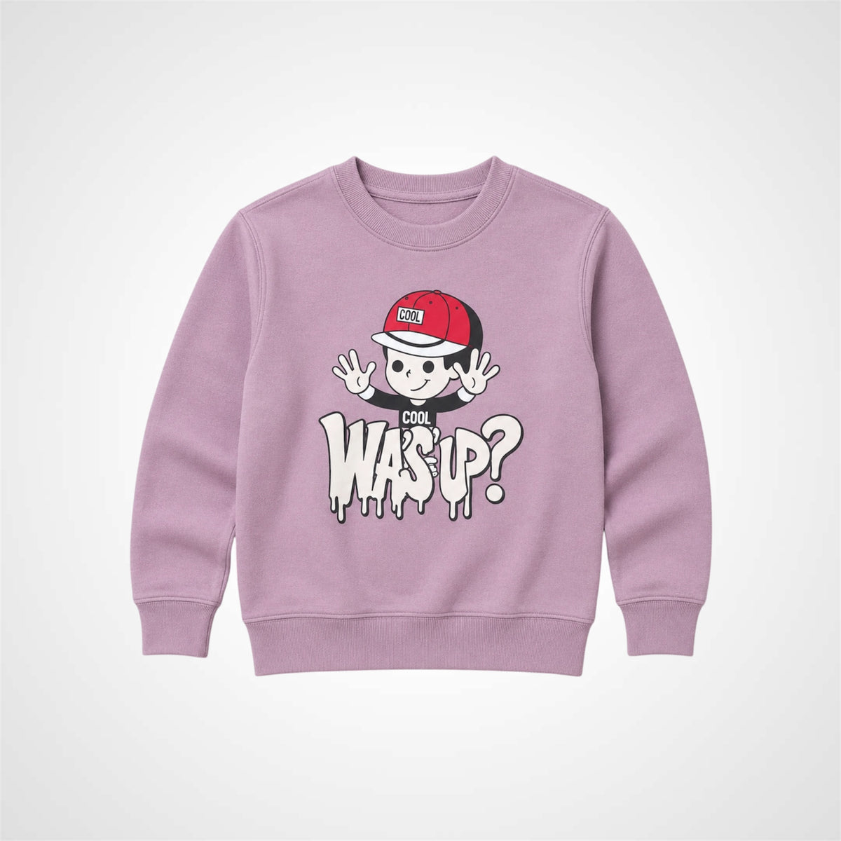 Kids Graphic Print Crewneck Sweatshirt