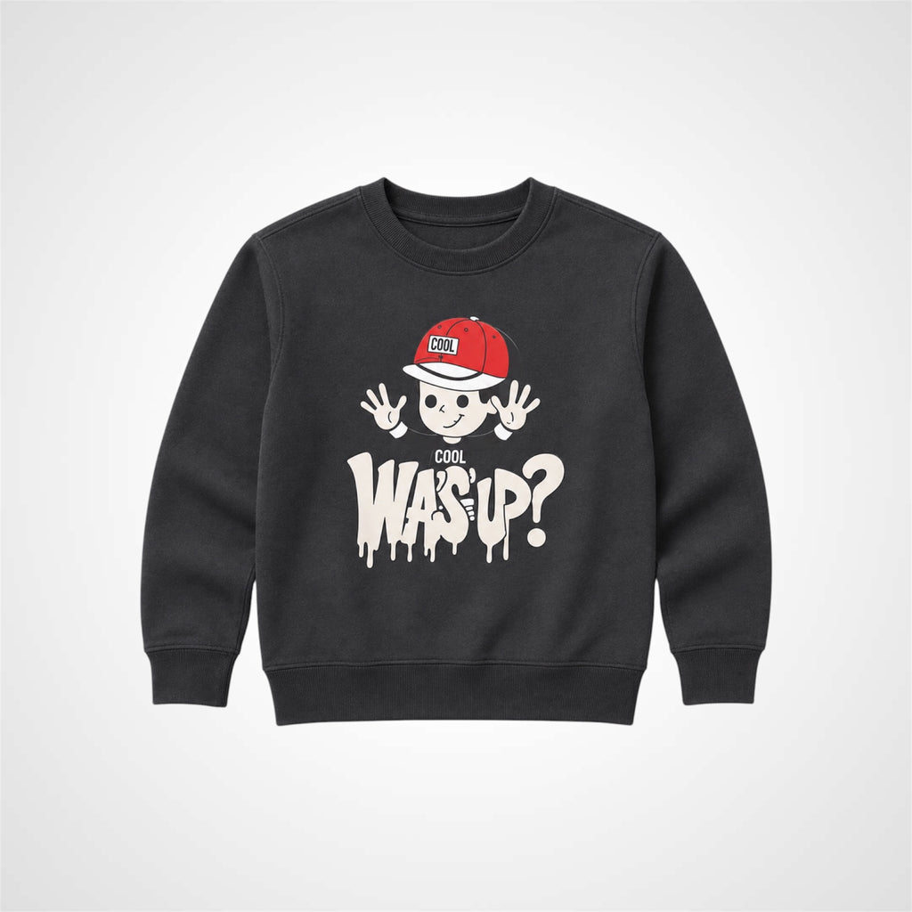 Kids Graphic Print Crewneck Sweatshirt