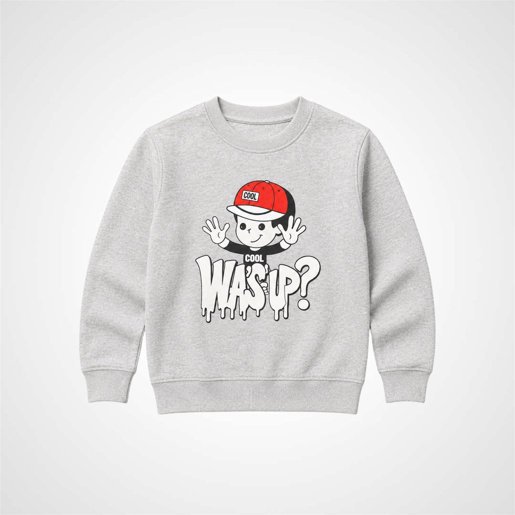 Kids Graphic Print Crewneck Sweatshirt