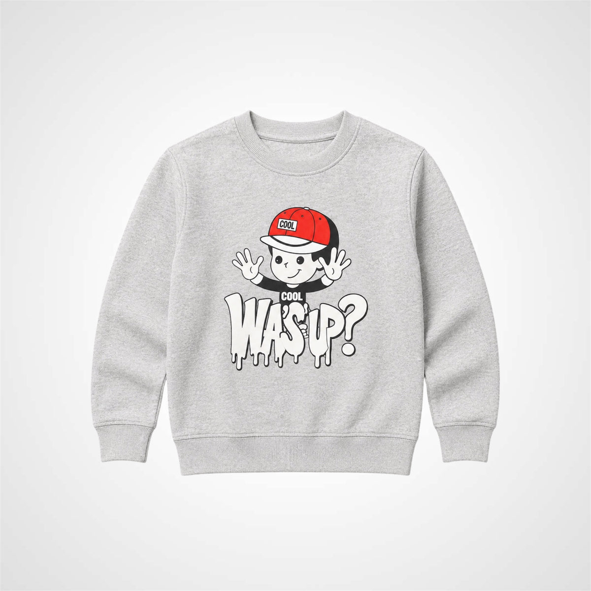 Kids Graphic Print Crewneck Sweatshirt