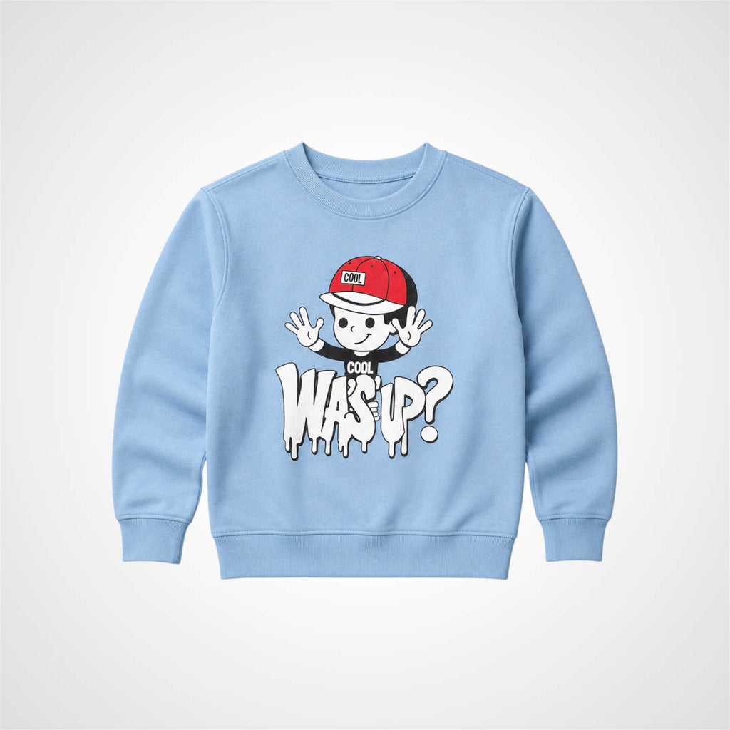 Kids Graphic Print Crewneck Sweatshirt