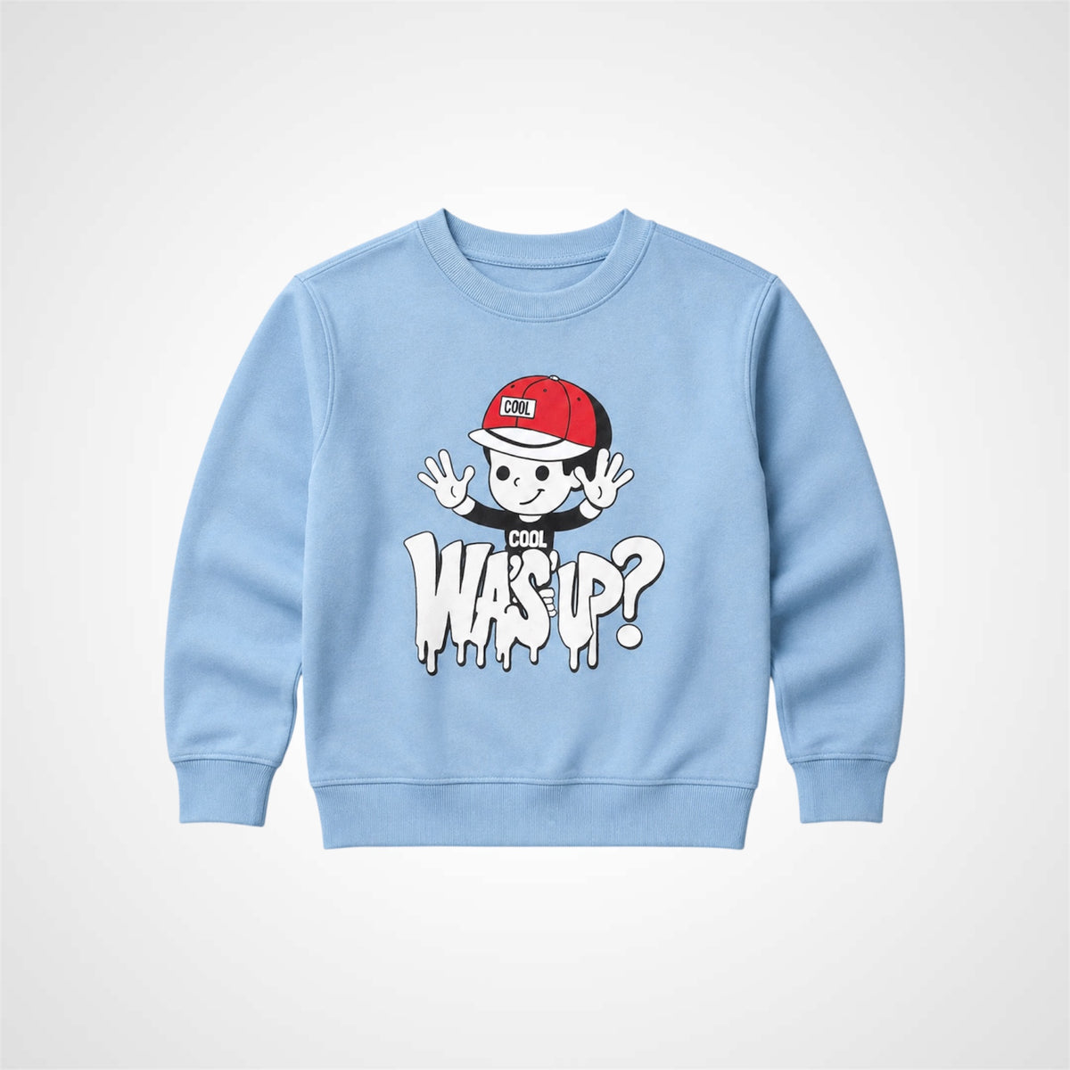 Kids Graphic Print Crewneck Sweatshirt