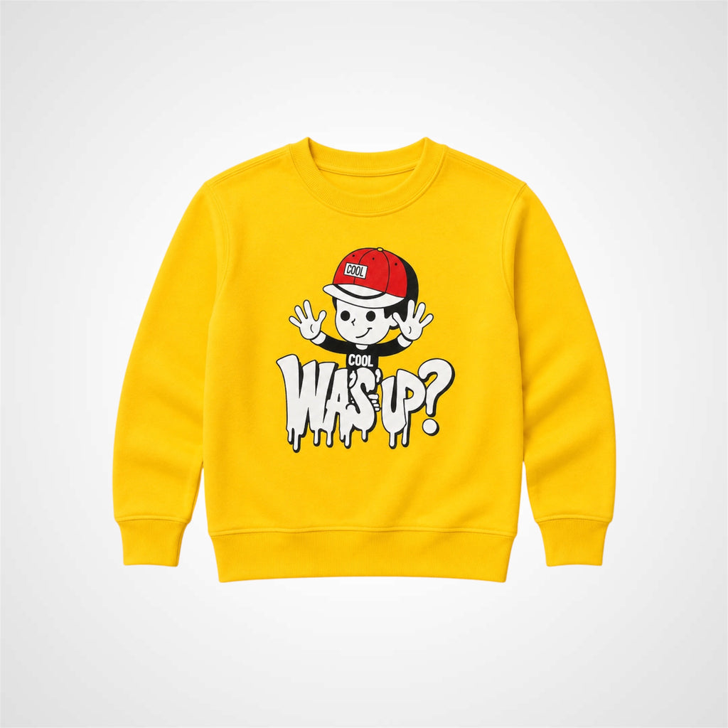 Kids Graphic Print Crewneck Sweatshirt