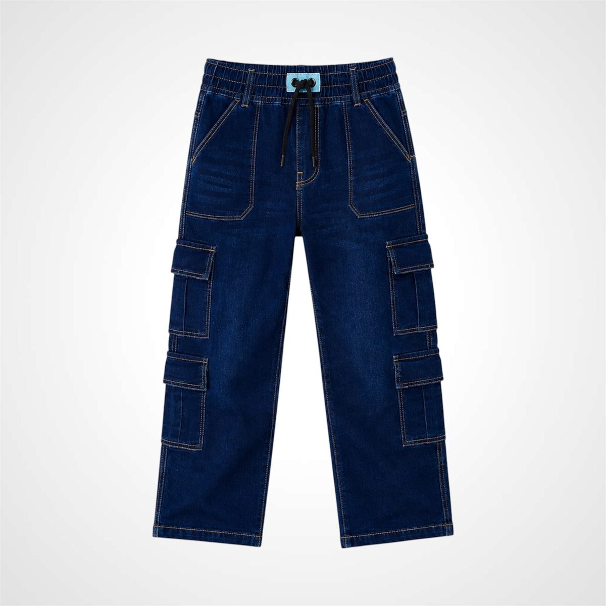 Kids Ultimate Comfort Fit Cargo Pocket Jeans