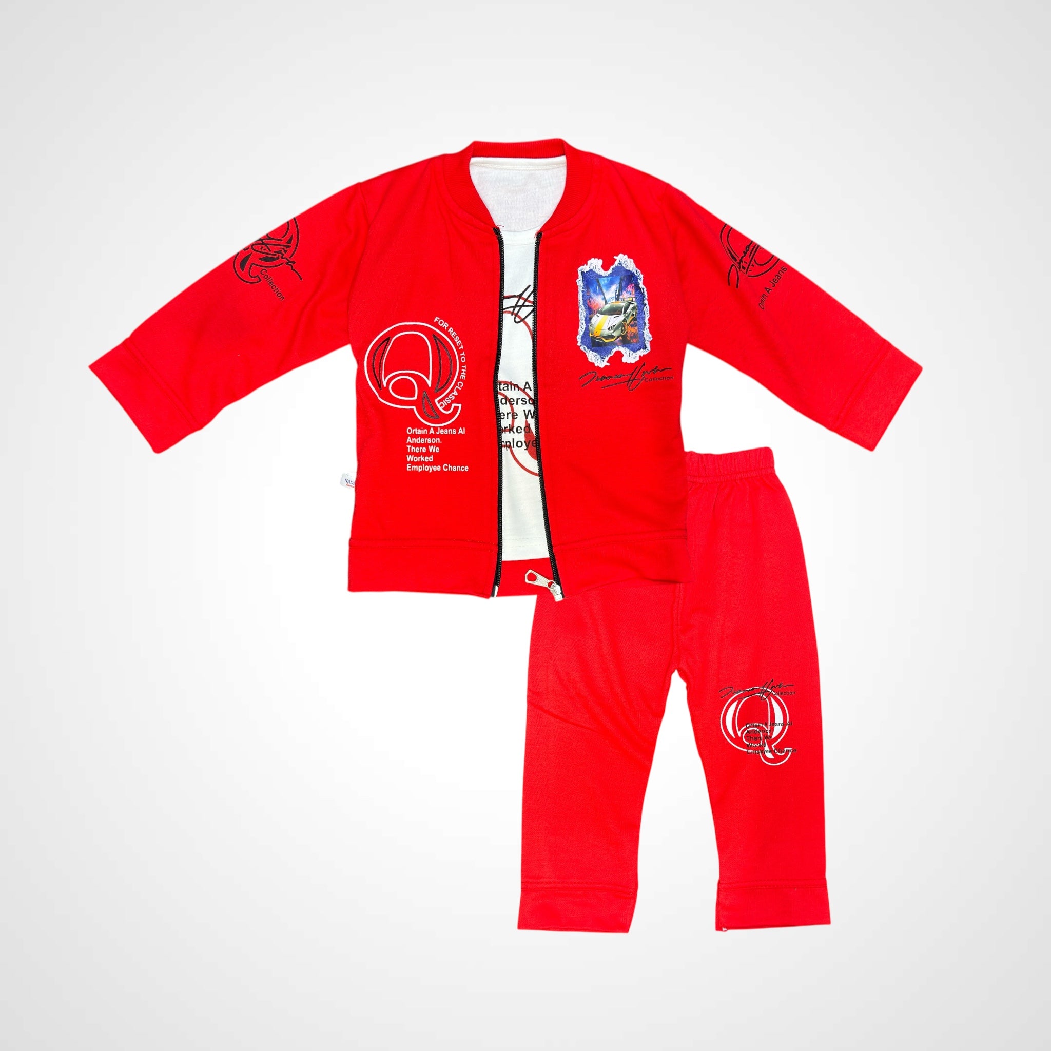 3-piece set: Jacket T-Shirt Trouser