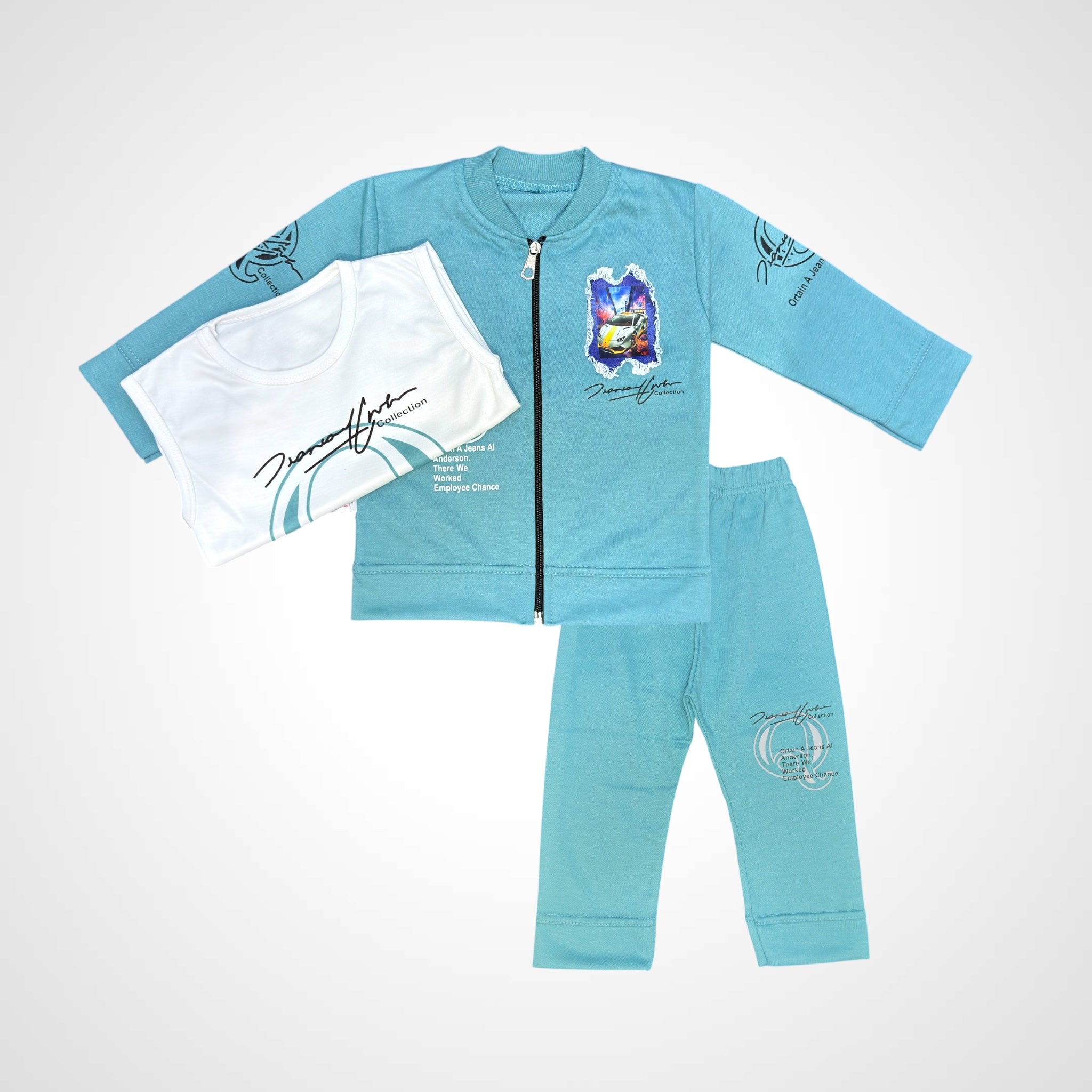 3-piece set: Jacket T-Shirt Trouser