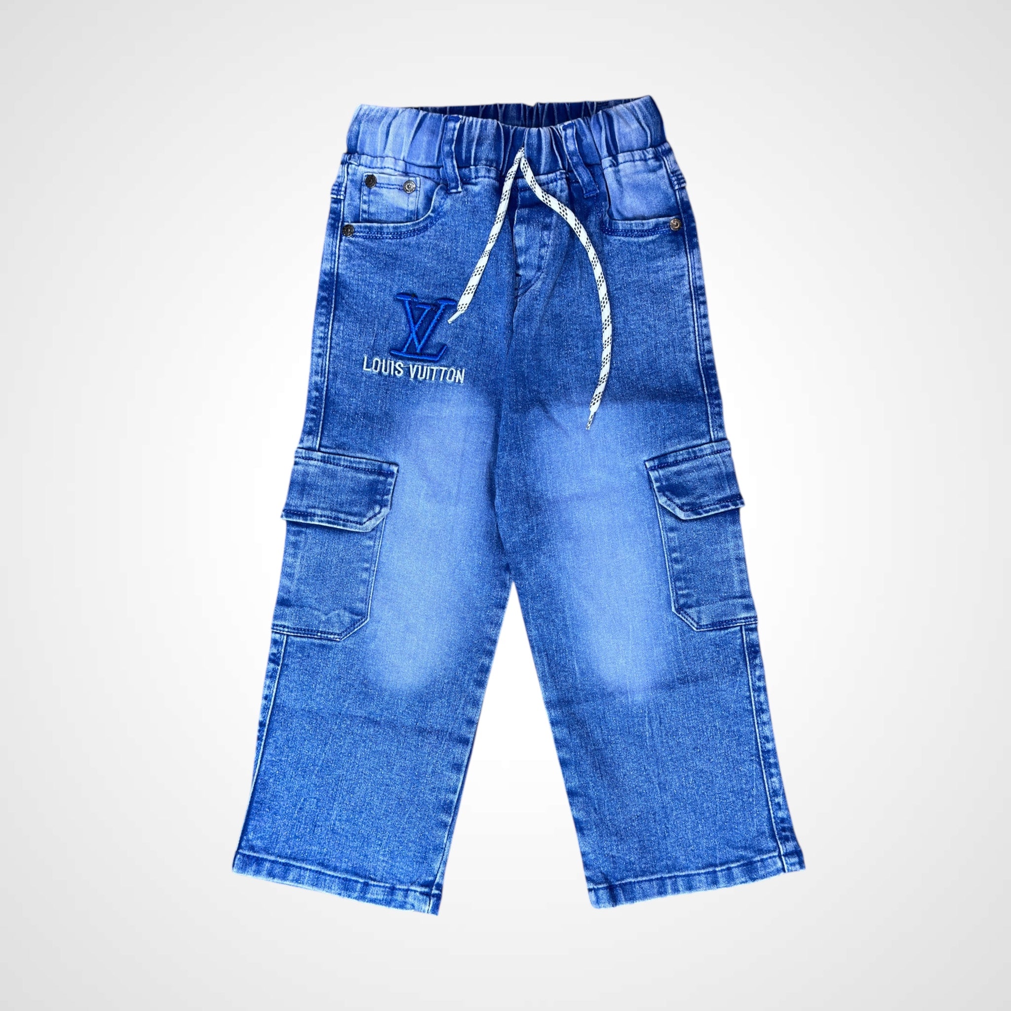 Kids Cargo Denim Jeans
