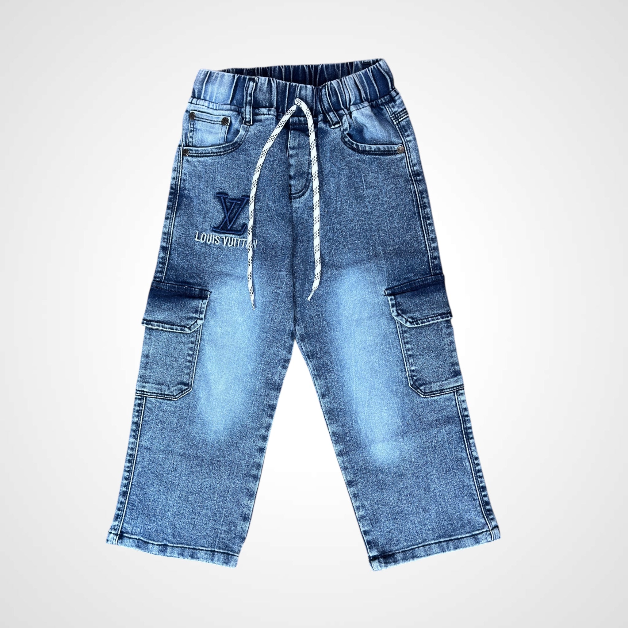 Kids Cargo Denim Jeans