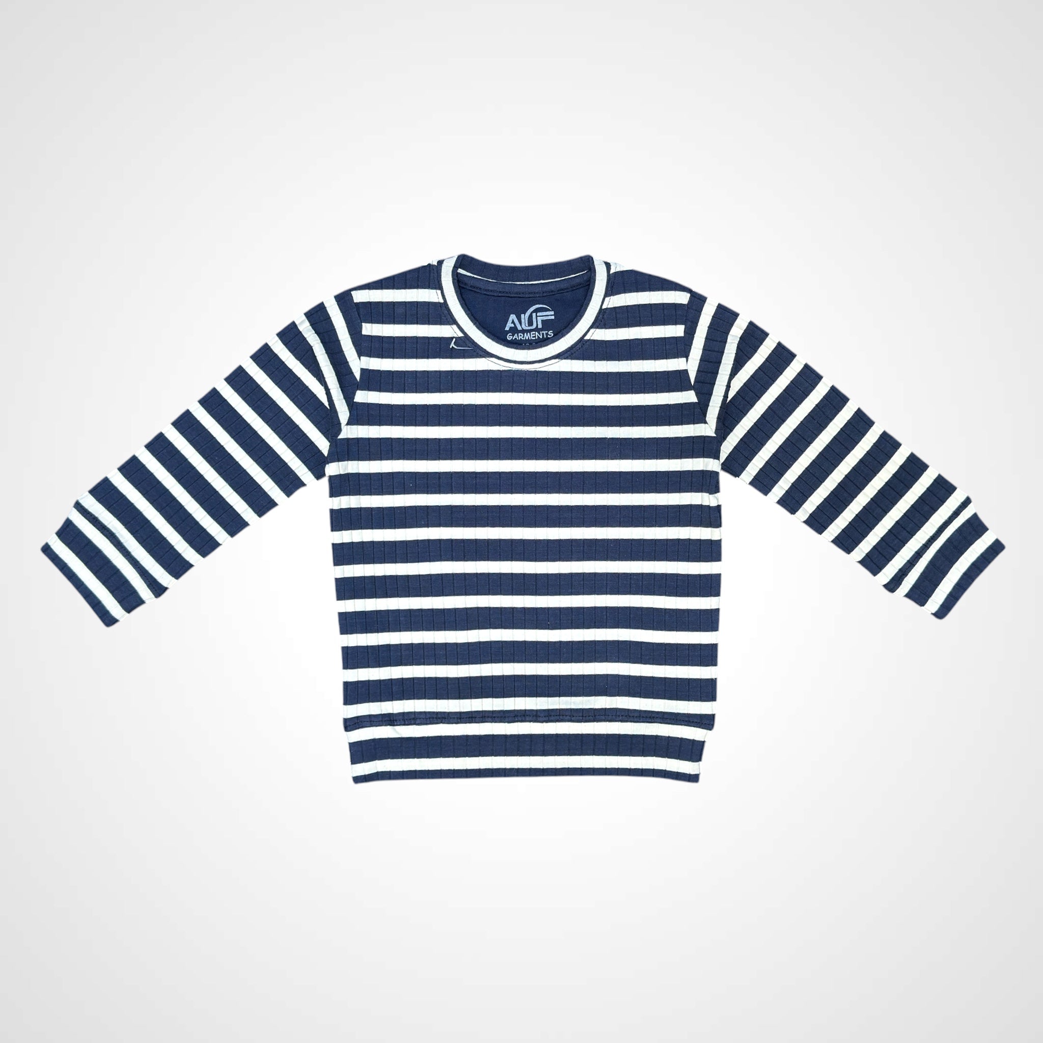 Toddler/Infant Soft Striped Crewneck Sweater