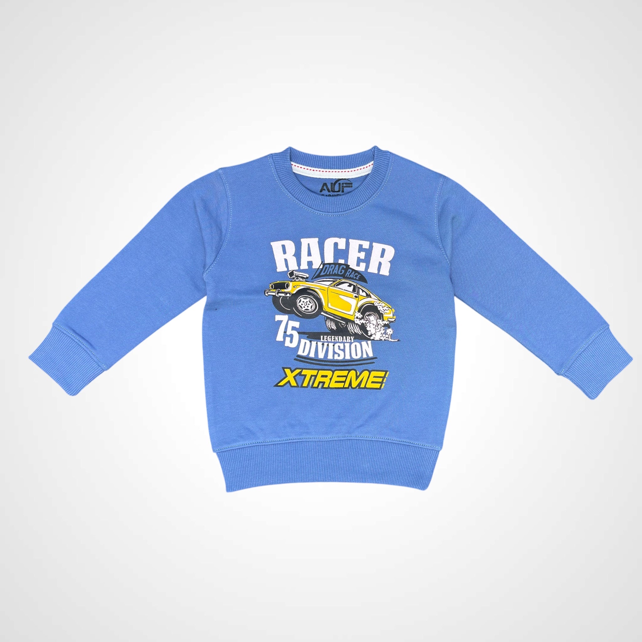 Boys' "Racer Xtreme" Graphic Sweatshirt | Crewneck Fleece Top