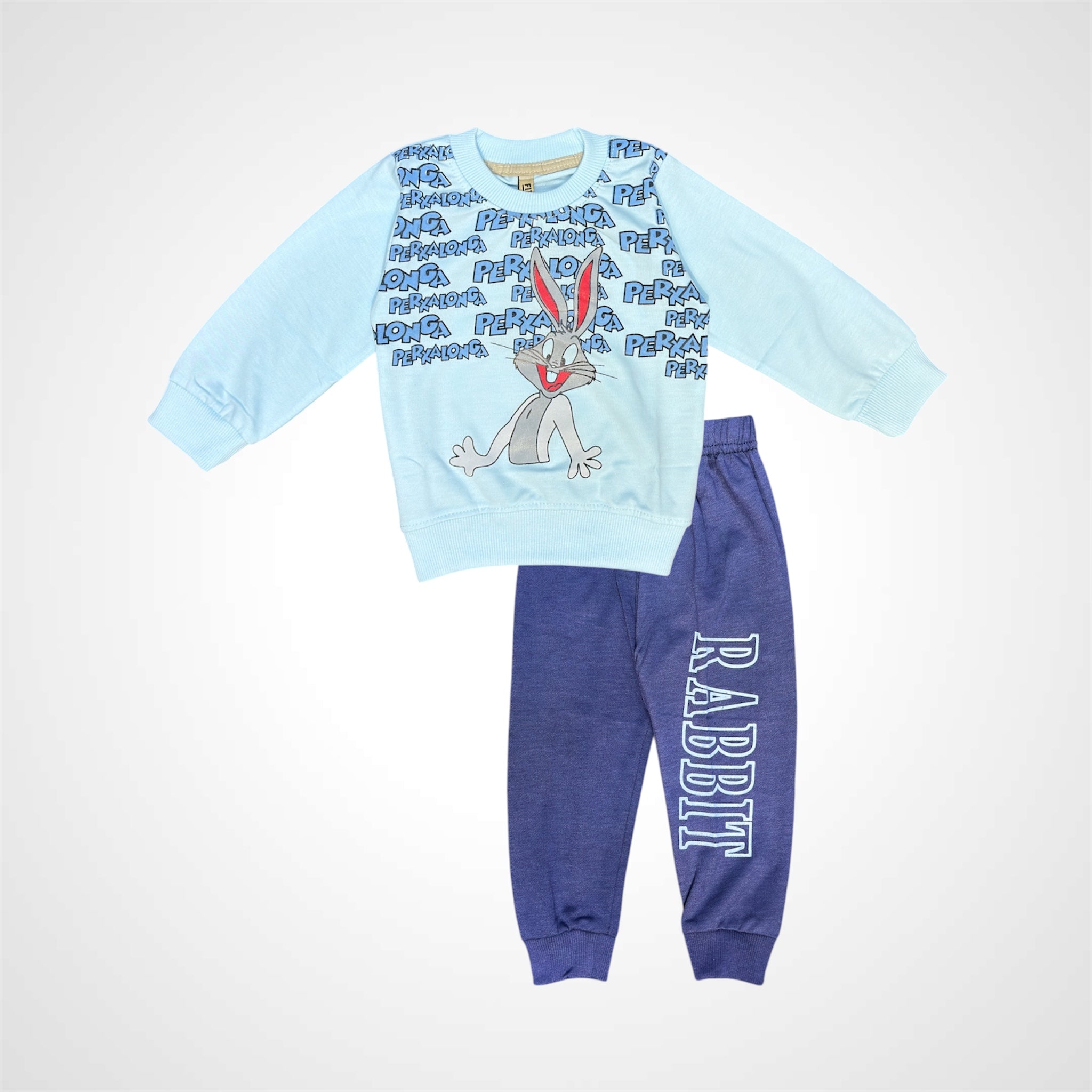 Toddler Comfortable Cartoon Character Sweatshirt & Jogger Set