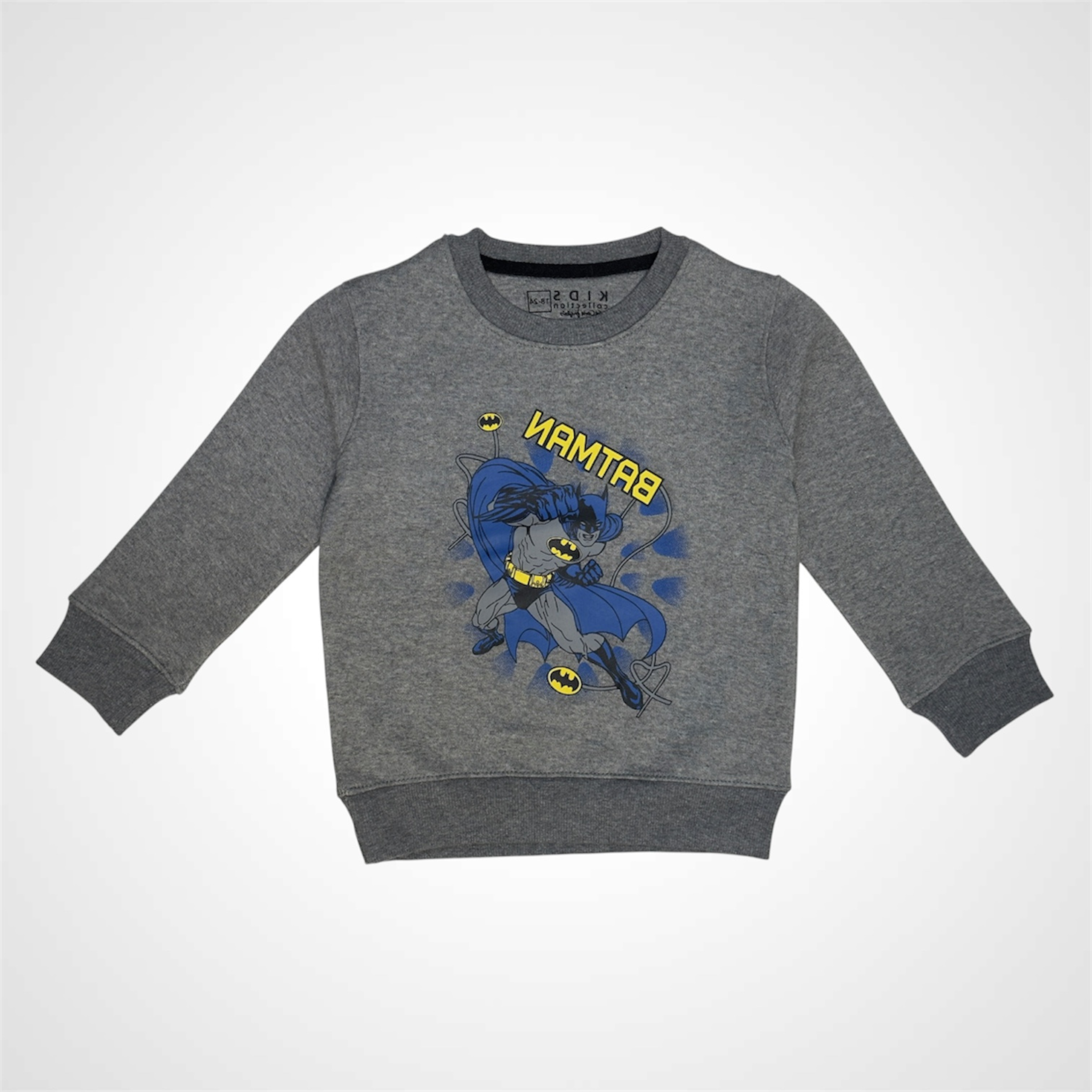 Boys' Gray Batman Sweatshirt