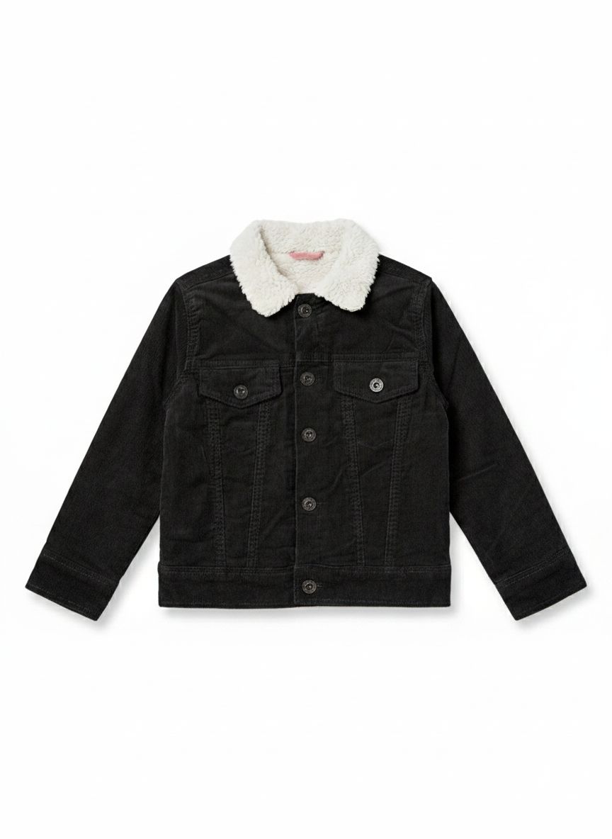 Kids Classic Sherpa-Collar Trucker Jacket