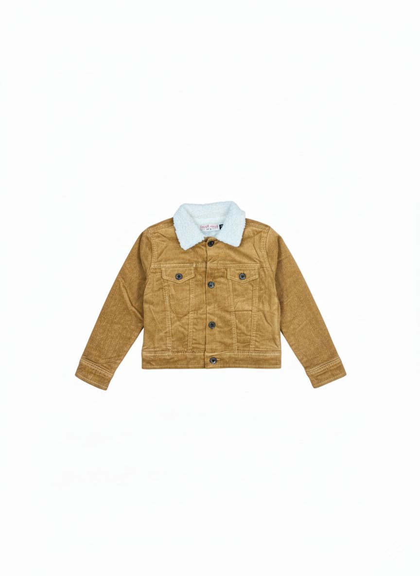 Kids Classic Sherpa-Collar Trucker Jacket