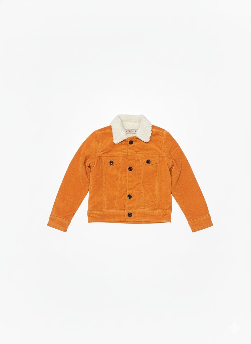 Little Hero’s Classic Sherpa-Collar Jacket