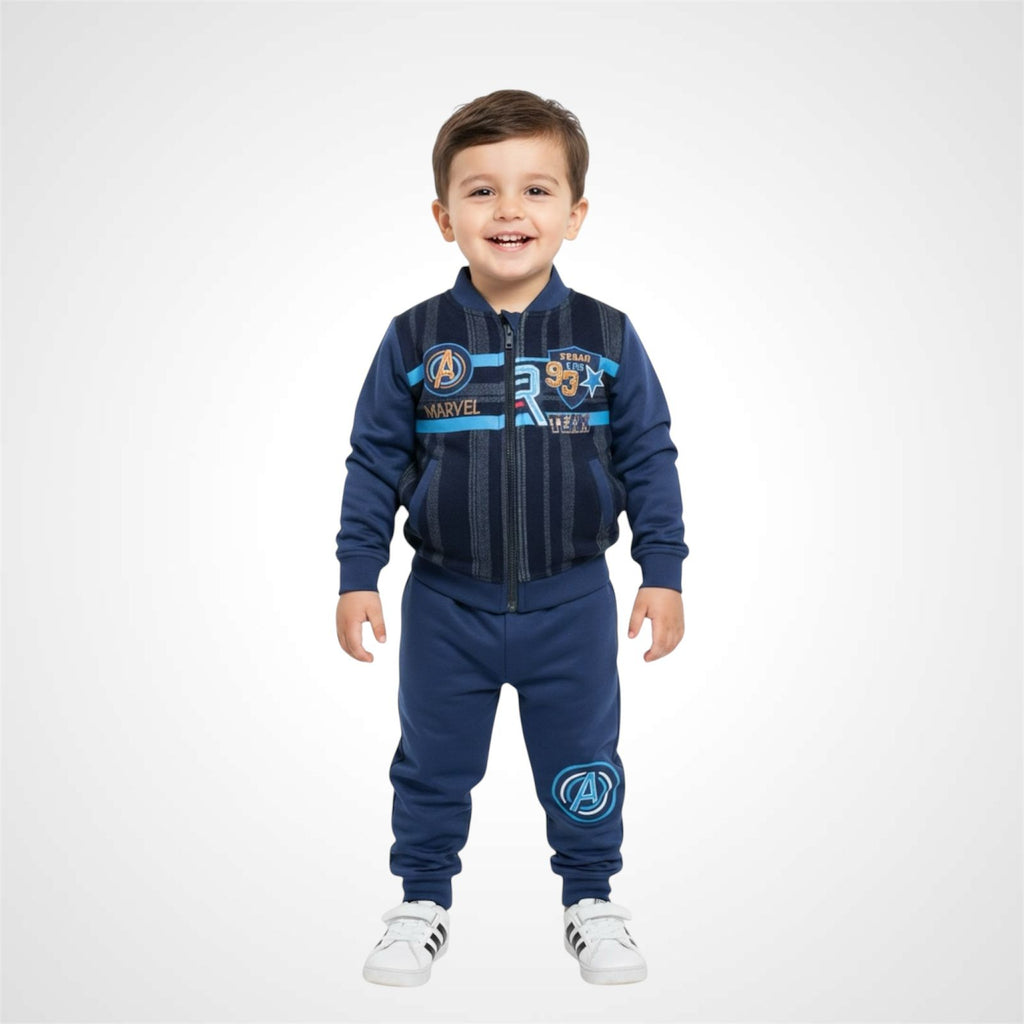 Toddler Boys' Superhero Graphic Bomber Jacket and Jogger Set