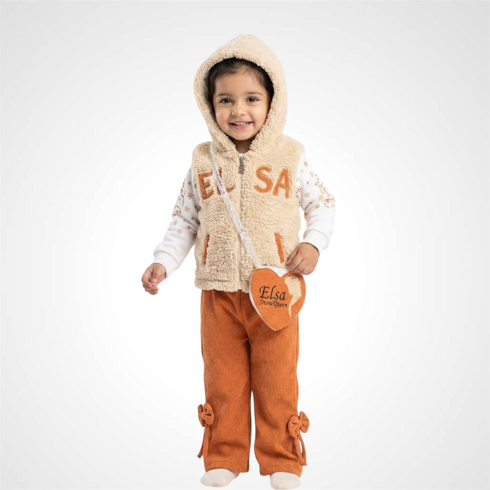 Girls' 3-Piece 'Elsa Snow Queen' Winter Set