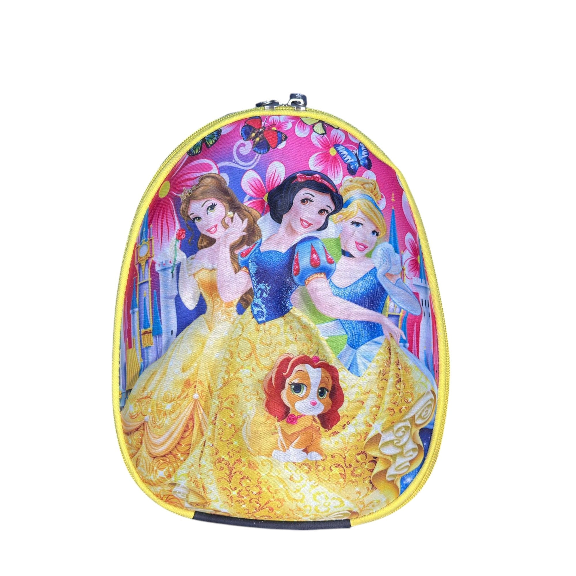 Traveling BagATM JEANSoption1Kids' Character Print Oval Backpack/ Traveling Bag - Princess Themed - ATM JEANS
