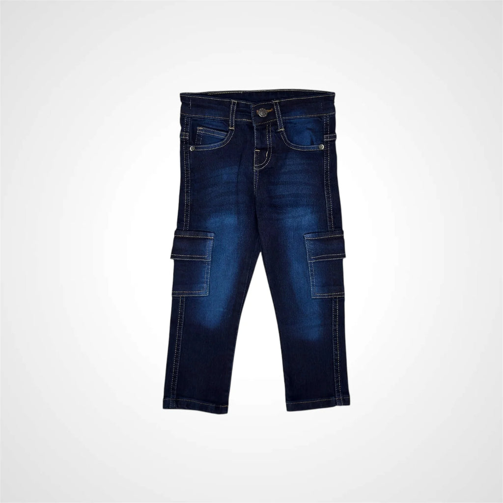 Kids' Denim Cargo Jeans