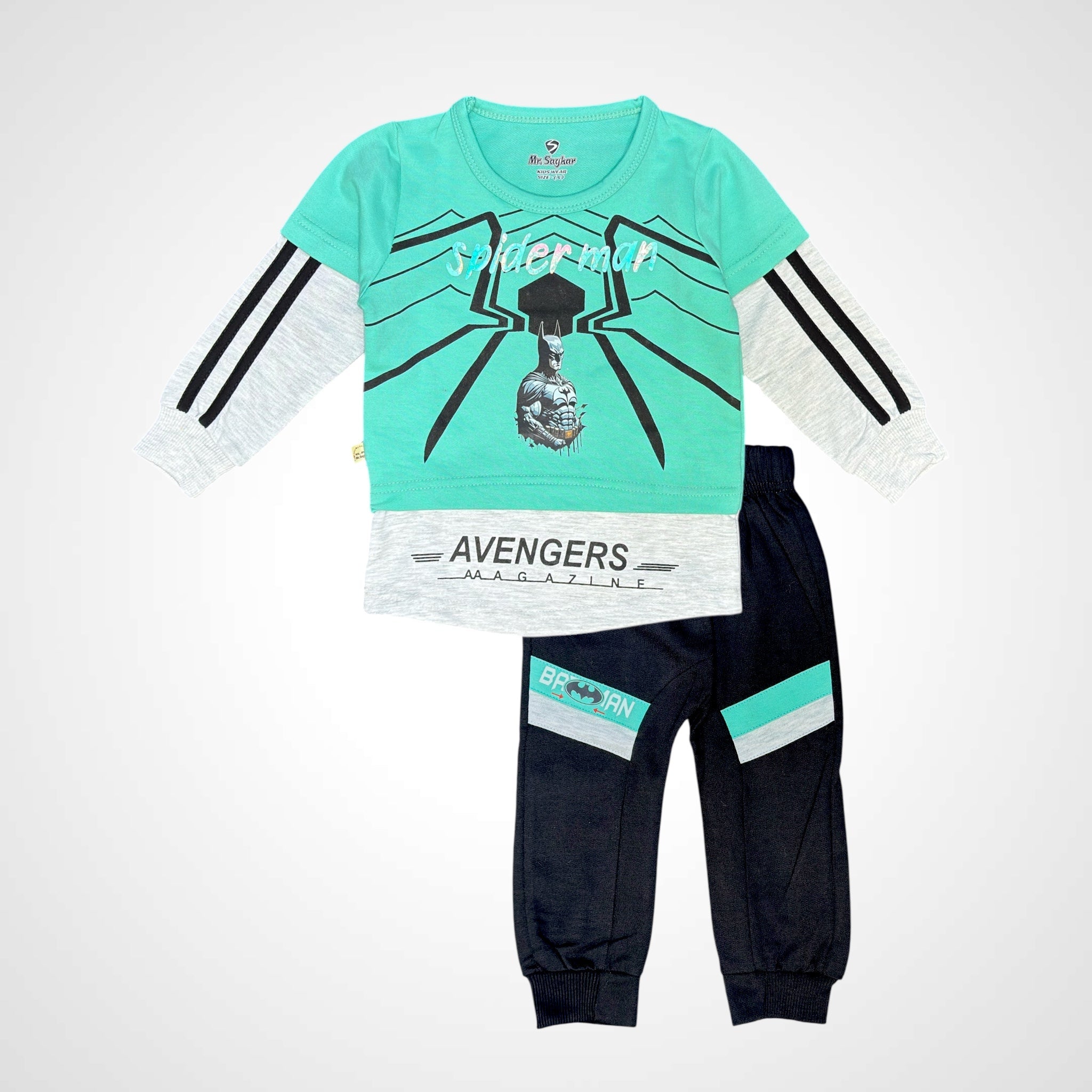 ATM JEANSoption1Kids' Superhero Style Tracksuit - ATM JEANS