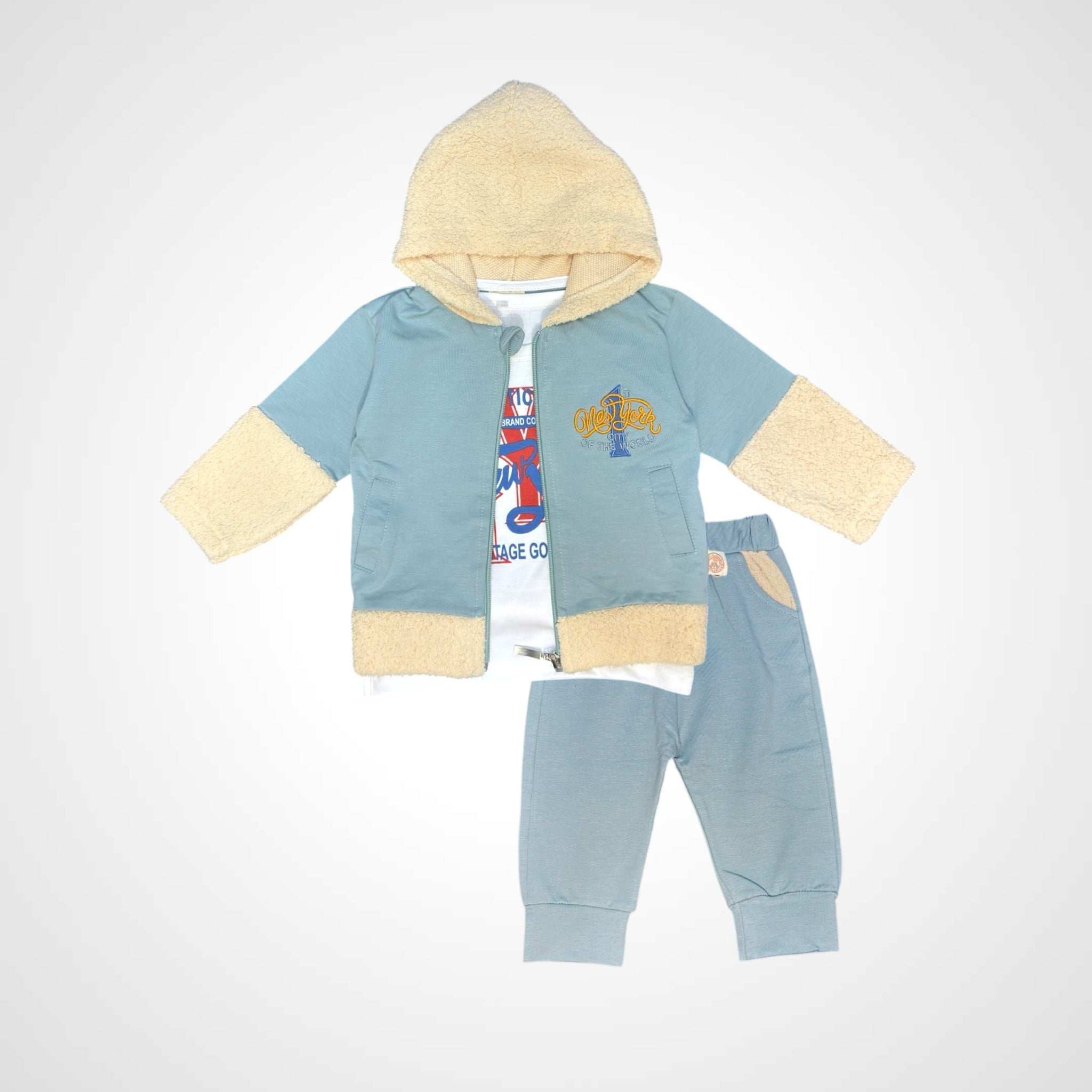 ATM JEANSoption1Cozy 3 - Piece Infant Set - ATM JEANS