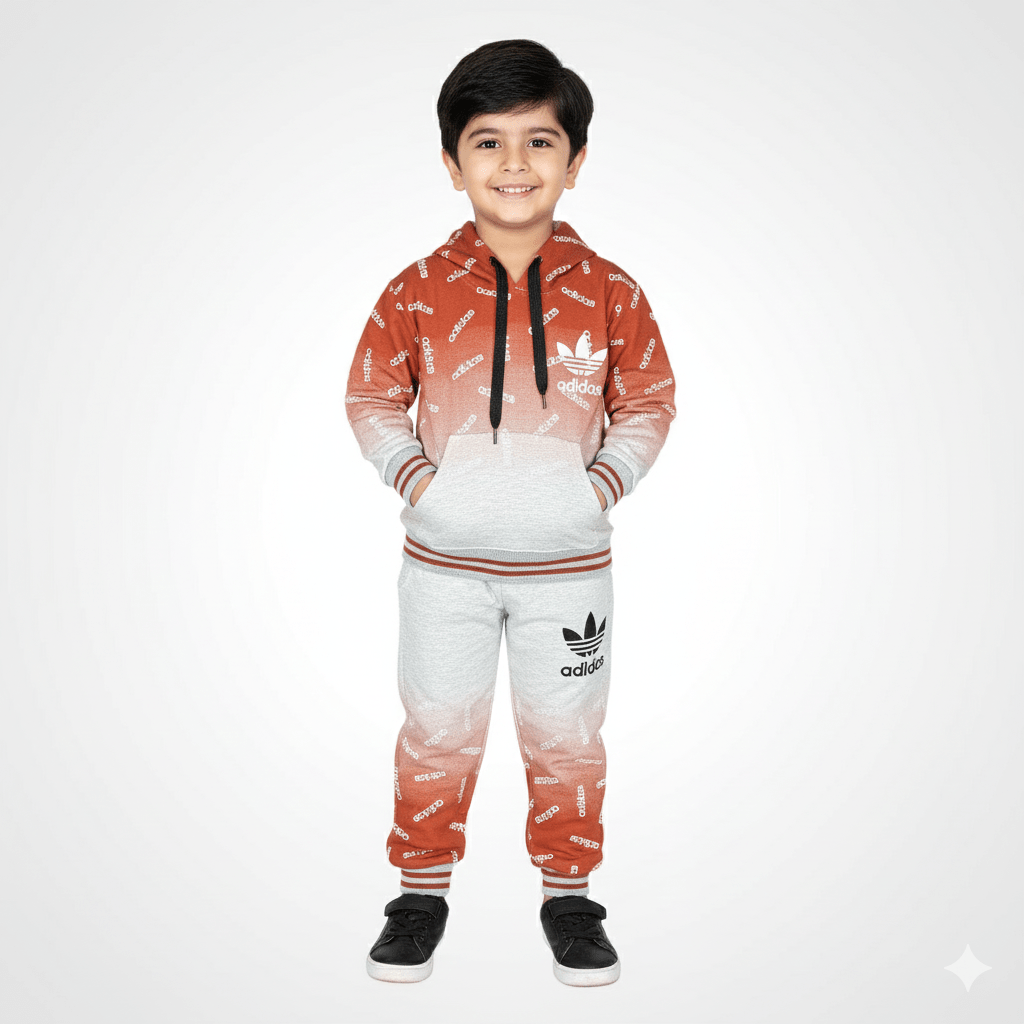 Kids SuitsATM JEANSoption1Boys Hooded Tracksuit Set with Gradient Effect - ATM JEANS
