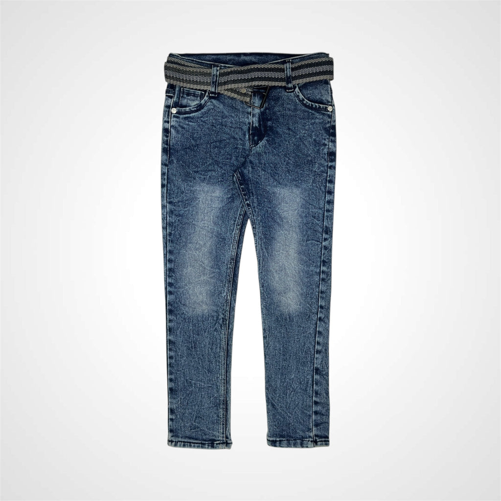 ATM JEANSoption1Classic Fit Jeans with Included Belt for Kids - ATM JEANS